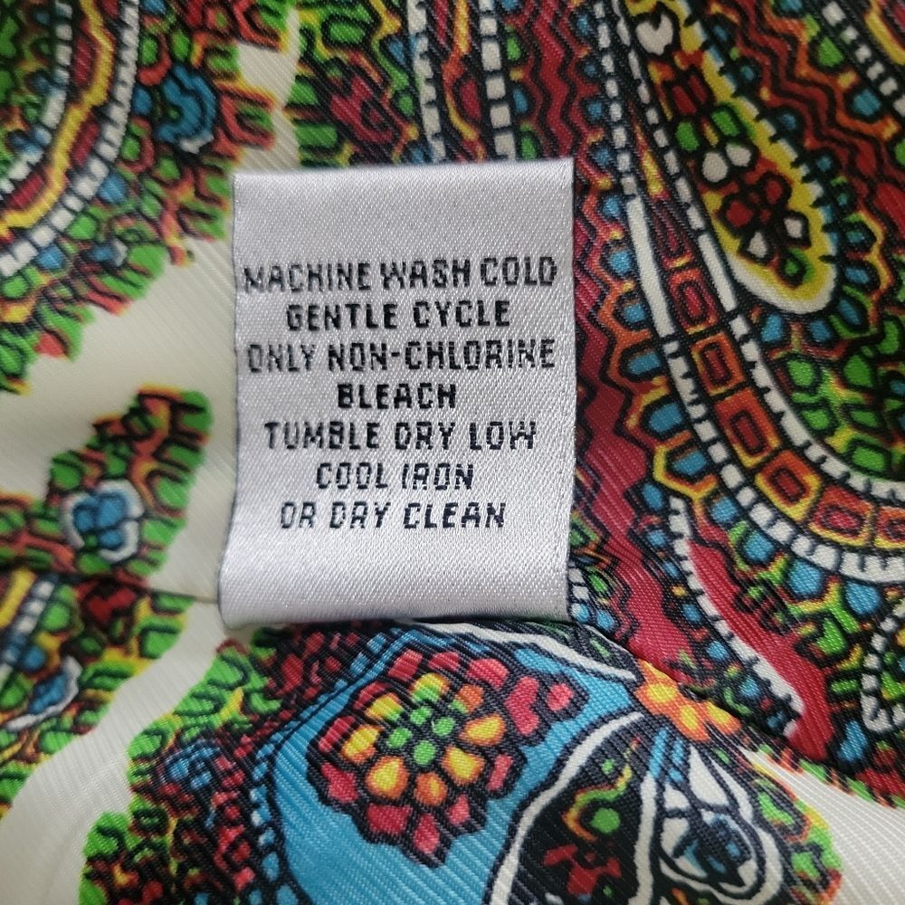 Talbots Quilted Down Lined Aqua Button Front Vest - image 11